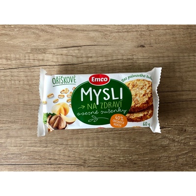 Emco Ovesné sušenky oříškové 60 g