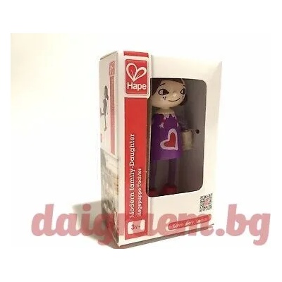 Hape Дървена кукла Модерно семейство Дъщеря hape e3507 (h3507)