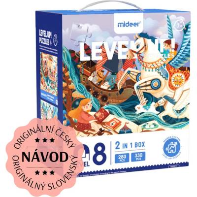Mideer LEVEL UP! 08 Magické příběhy 2v1 280 a 330 dílků