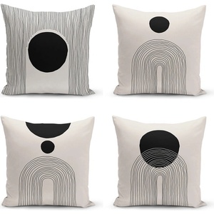 Minimalist Cushion Covers Калъфки за възглавници в комплект 4 бр. 43x43 cm Simple Arch - Minimalist Cushion Covers (Rh-K4luset835)