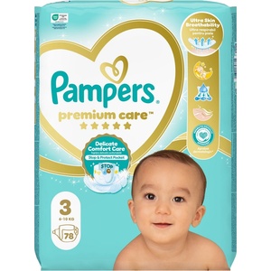 Pampers Premium Jumbo Pack S3 (78 бр. /фол)