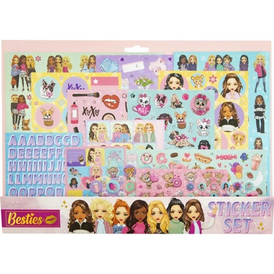 Mega sada samolepek Besties 300 ks