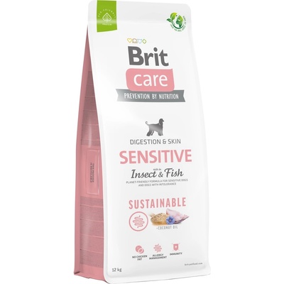 Brit Care Sustainable Sensitive Insect & Fish 12 kg – Zbozi.Blesk.cz