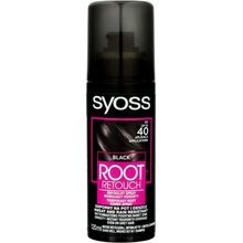 Syoss Root Retoucher tónovací barva na odrosty ve spreji Black 120 ml