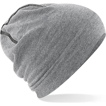 Beechfield zimní čepice Original Cuffed beanie světle šedý melír