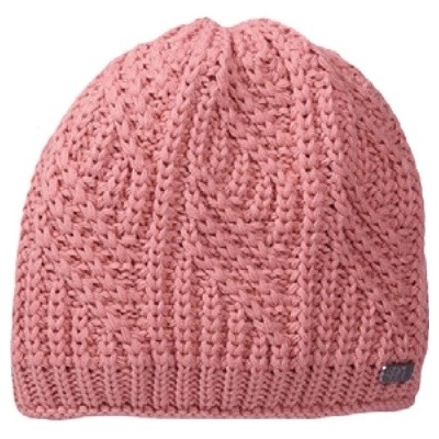 Pletex pletená čepice s fleecovou podšívkou L493 Pudrově růžová