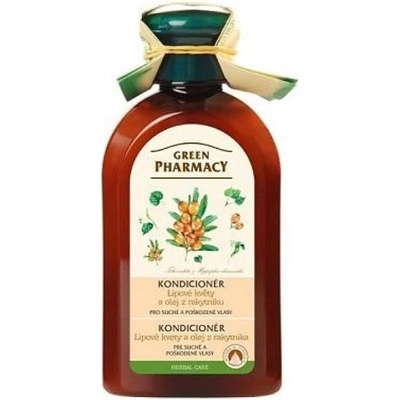 Green Pharmacy Conditioner pre suché a poškodené vlasy Lipové kvety a olej z Rakytníka 300 ml