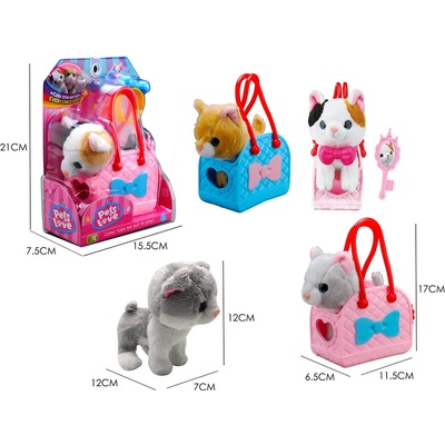 Armtoys ДЕТСКО ПЛЮШЕНО КОТЕ С ЧАНТА В БЛИСТЕР