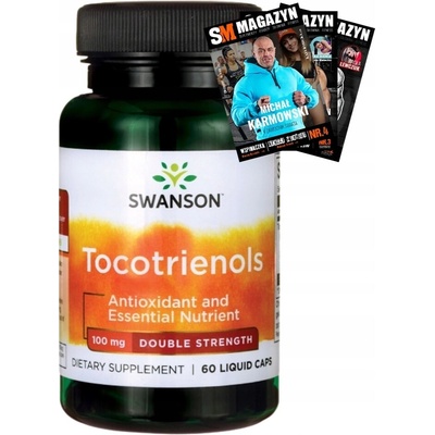 Swanson Tokotrienol Forte Delta Gold s Annatto 100 mg 60 kapslí