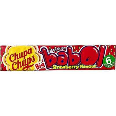 Chupa Chups Big Babol Strawberry Jahoda 27,6 g