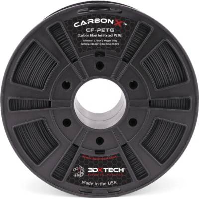 3DXTECH CARBONX PETG+CF čierná 1,75mm 750g