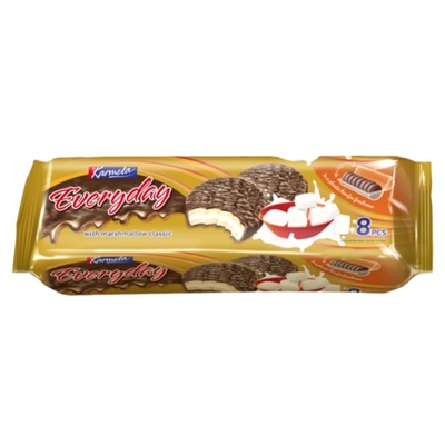 EVERYDAY Бисквита сандвич Everyday, Маршмелоу крем - 8бр