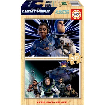 Image 1 of Educa - Puzzle 2x50 Lightyear - 100 piese