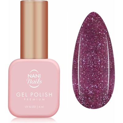 NANI gél lak Premium 6 ml - Purpurite