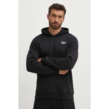 Reebok Суичър Reebok Identity в черно с качулка с изчистен дизайн 100202869 (100202869)