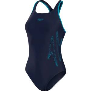 Speedo Бански костюм Speedo Women's One Piece Swimsuit - Black/Green