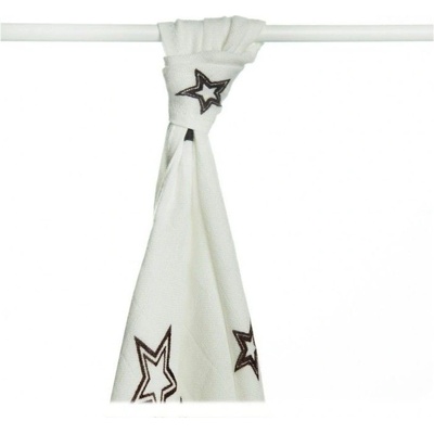 Kikko osuška Bambusová línia kolekce Stars 90x100 cm 1 ks Natural Brown Stars 2020