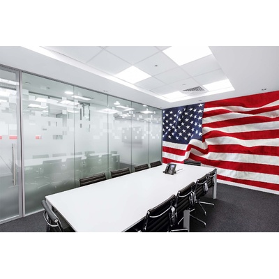 DIMEX ART Самозалепваща се флизелинова фототапета плаващ флаг на сащ 375 x 250 см