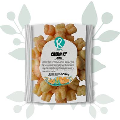 Ravita Jahodové chrumky 20 g