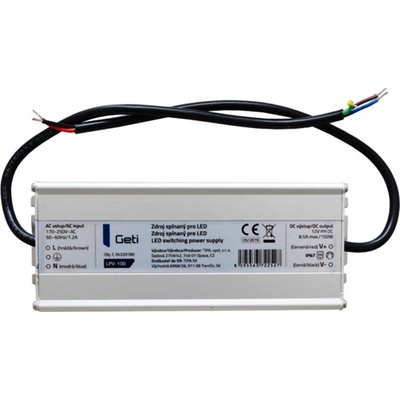 Geti LPV-100 napájecí zdroj 12V/8,5A IP67