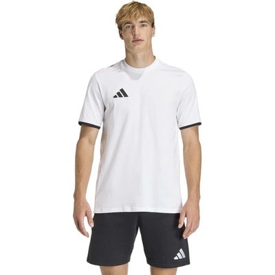 adidas bavlněné triko Entrada 26 bílé