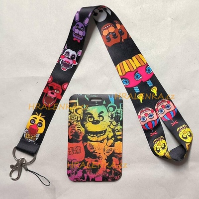 Šňůrka na krk 26265 s cedulkou na ID karty FNAF, Five nights at freddy