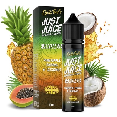 Just Juice Pineapple Papaya & Coconut Shake & Vape 10 ml – Zboží Dáma