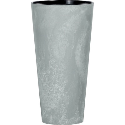 Prosperplast Kvetináč s vložkou TUBUS Slim Beton 400x762 mm, vzhľad betón