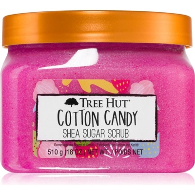 Tree Hut Cotton Candy Shea Sugar Scrub захарен скраб за тяло 510 гр