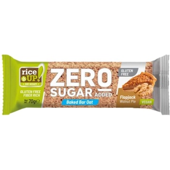 Image 1 of RiceUP! Flap Jack Zero Sugar Bar [70 грама] Орех