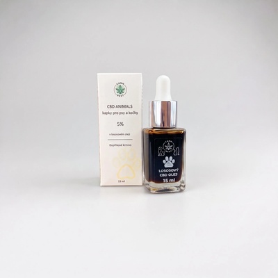 Cannrest animals 5% CBD Lososový olej 15 ml