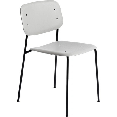 HAY Soft Edge 40 grey stained Oak / black powder coated steel