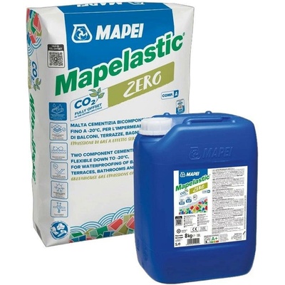 MAPEI Mapelastic Zero A+B dvousložková hydroizolační malta 32 kg (24 kg prášek + 8 kg tekutina)