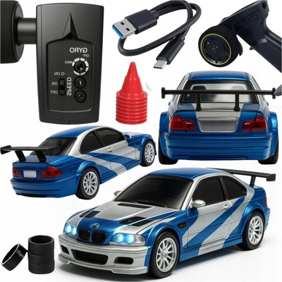 Para Toys RC auto pro driftování modré s LED podsvícením 1:43