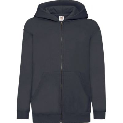 Fruit of the Loom sweatshirt Classic zipped šedá