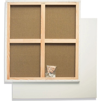 Malířské plátno na rámu šepsované