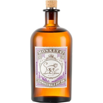 Monkey 47 Dry Gin 47% 0,5 l (čistá fľaša)