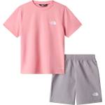 The North Face Детска спортна тениска The North Face Kid's 24/7 Set Sport shirt - Coral Crush / Transcendent Grey - размер 2 Years (704-5979-0111)