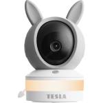 TESLA Electronics Bambino - Интелигентна детска видеоняня 4 MP 2560p 5V Wi-Fi сива/бяла (TE0216) Бебефон