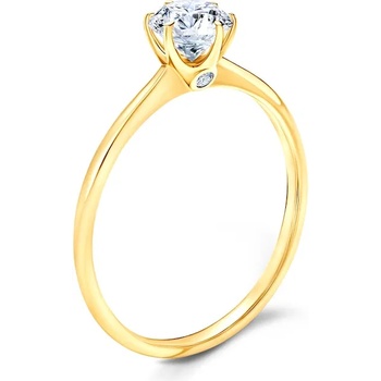 Image 1 of SAVICKI Годежен пръстен The Journey: злато, бял сапфир