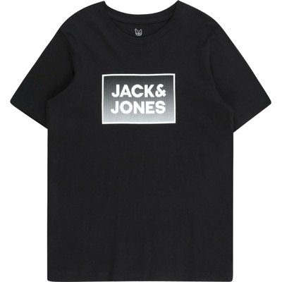 JACK & JONES Тениска 'STEEL' черно, размер 176