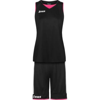 Zeus Дамски къси панталони Zeus Kit Flora Women Basketball Jersey with shorts black