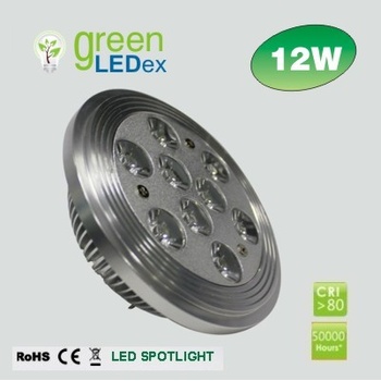 GreenLEDex LED žárovka reflektorová AR 111 12W