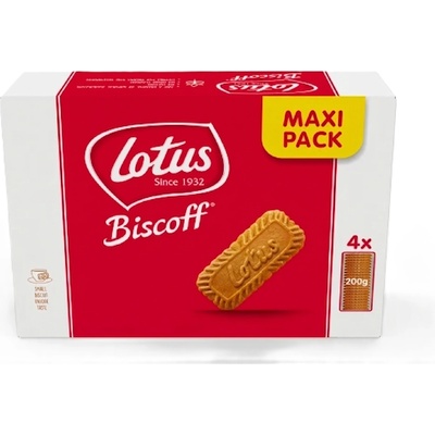 Lotus Biscoff Originální Karamelizované sušenky 4 x 200 g