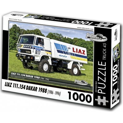 RETRO-AUTA TRUCK č 45 Liaz 111 154 Dakar 1988 1986 1996 1000 dielov