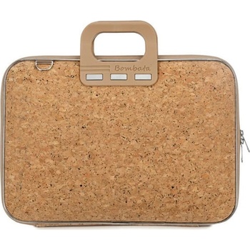 Bombata Чанта за лаптоп Bombata Sughero 16" (40.64 cm), с дръжка, бежова (E00875)