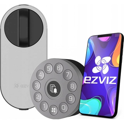 EZVIZ chytrý dveřní zámek s klávesnicí CS-DL01S/DL01CP-BK – Sleviste.cz