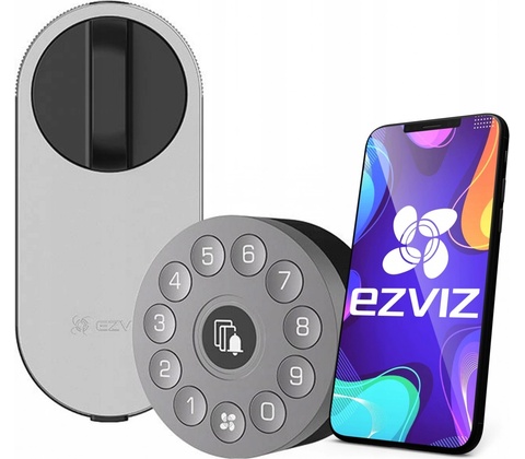 EZVIZ chytrý dveřní zámek s klávesnicí CS-DL01S/DL01CP-BK
