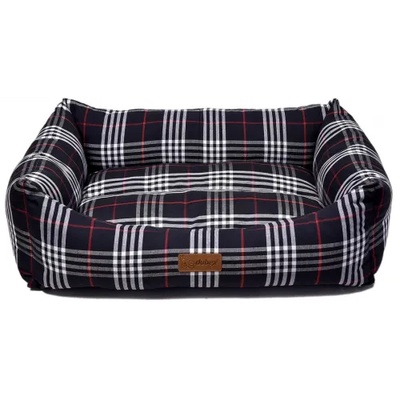 DUBEX DANISH - Large - меко легло, 78 x 60 x 22 см - райе тъмно синьо, Турция - 51890-VR03