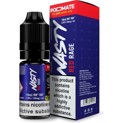 Nasty Juice NIC SALT PODMATE Red Rage 10ml